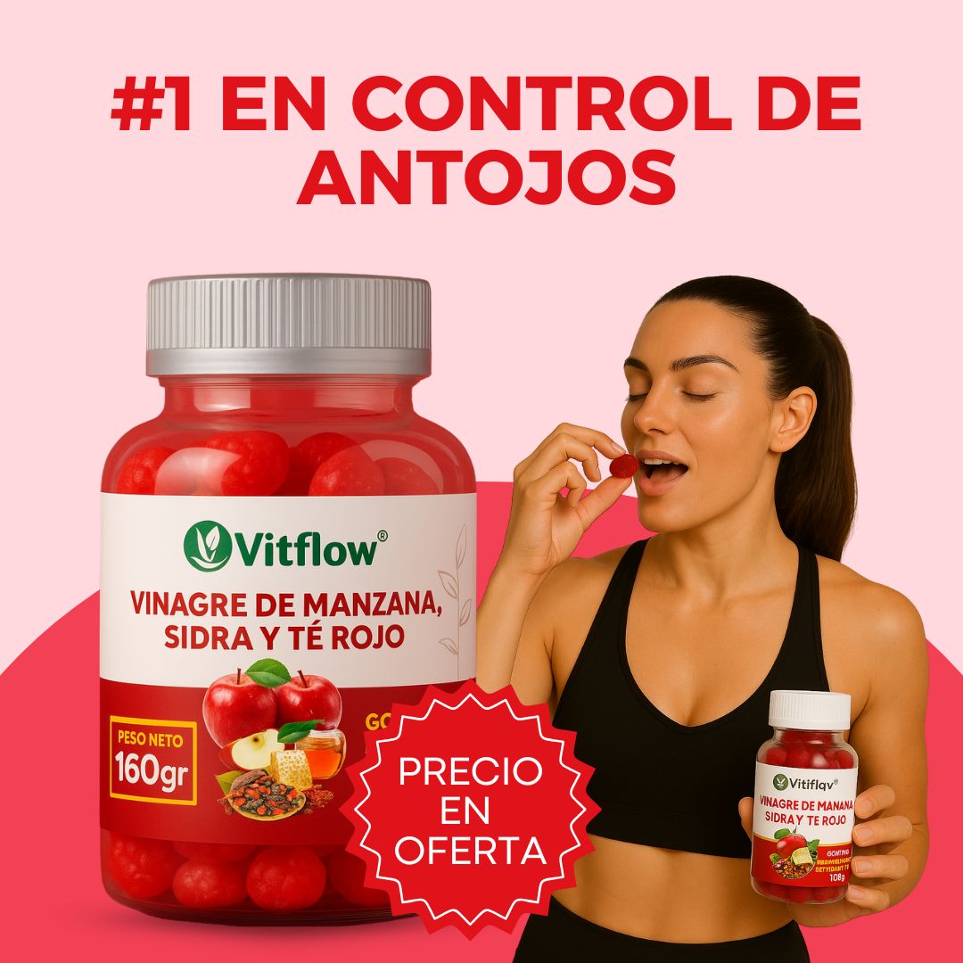 VINAGRE DE MANZANA EN GOMITAS: Apoya tu Bienestar 🍎