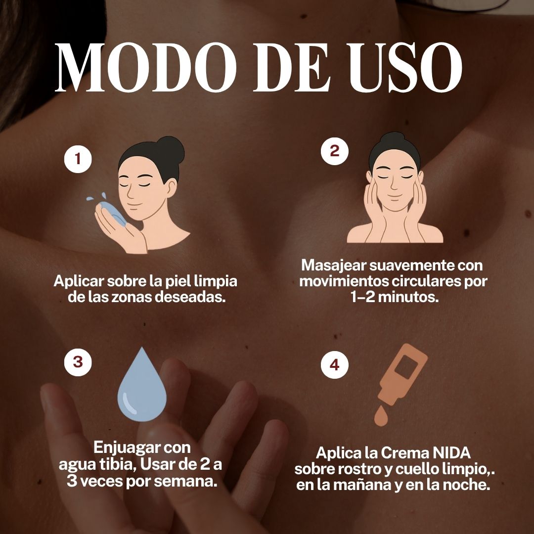 Combo belleza total: Crema NIDA + Gel exfoliante ✨