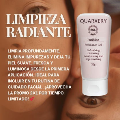 Limpieza radiante ✨ Gel exfoliante Quarxery