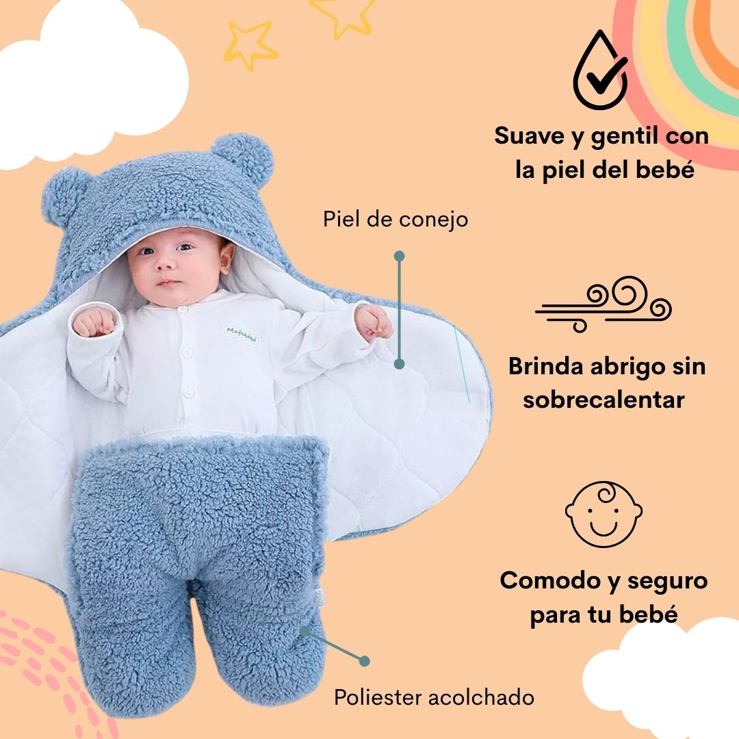 Cobertor para bebé ¨Dulce abrigo¨ 🧸✨