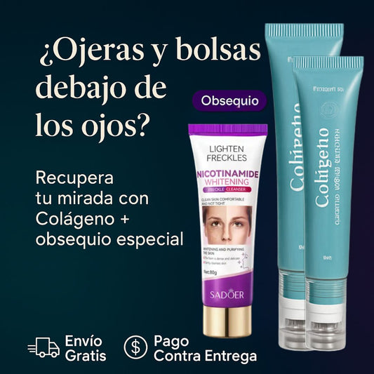 Contorno De Ojos con Colágeno X2 + Obsequio 🤩🎁