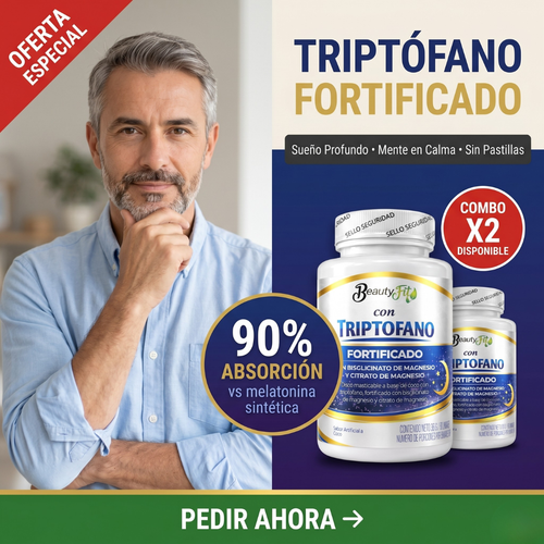 4.Triptofano X60 Beautyfit - Apoyo al Sueño Reparador y Vitalidad