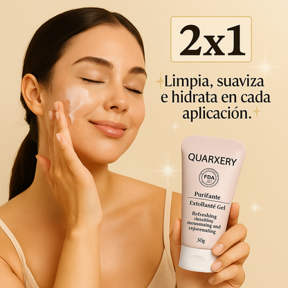 Limpieza radiante ✨ Gel exfoliante Quarxery