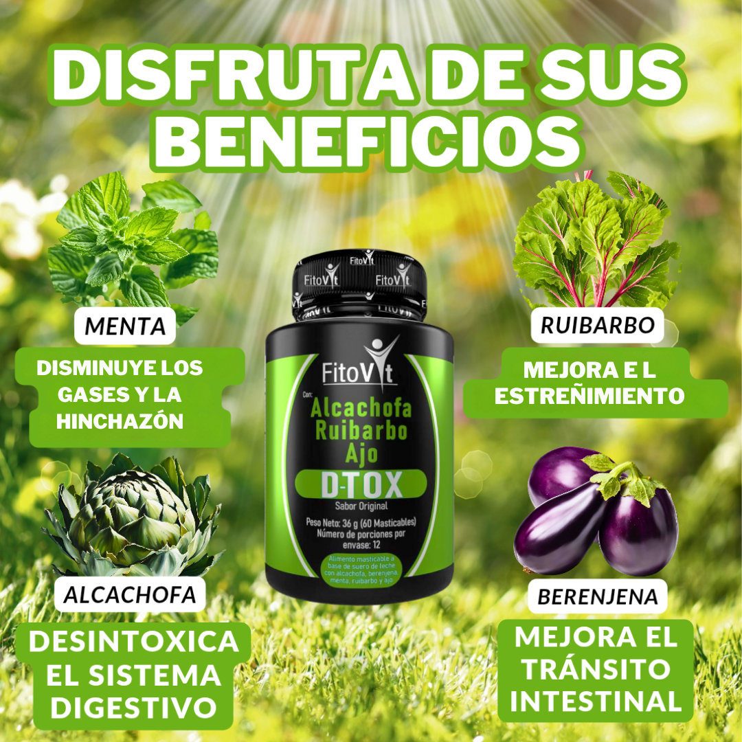 .D-TOX: Ingredientes Naturales para tu Bienestar Digestivo 🌿🧆