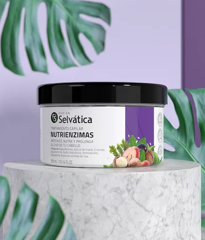 Dúo capilar: Adiós Frizz, de Fusión selvática🌿Tratamiento + Ampolleta