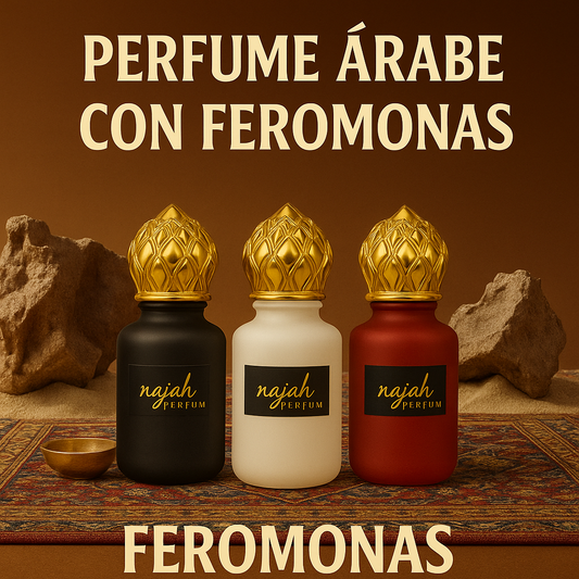 “Najah™: Perfume Árabe Irresistible 2 Frascos + Obsequio Sorpresa