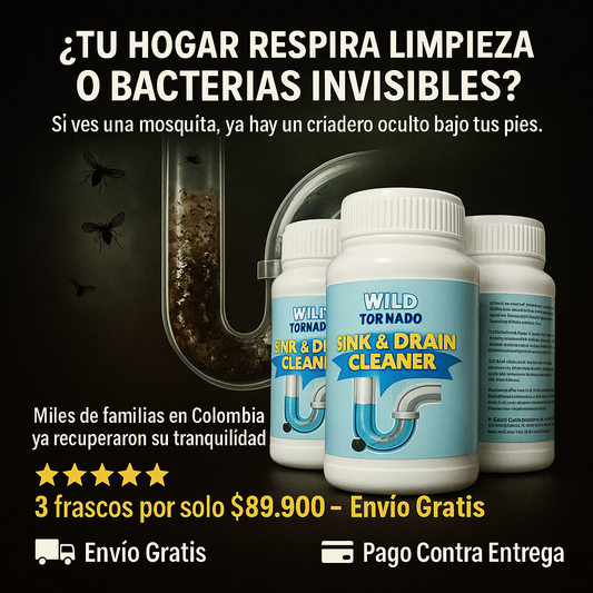 Destapador de Cañerías con Fórmula de Espuma Activa