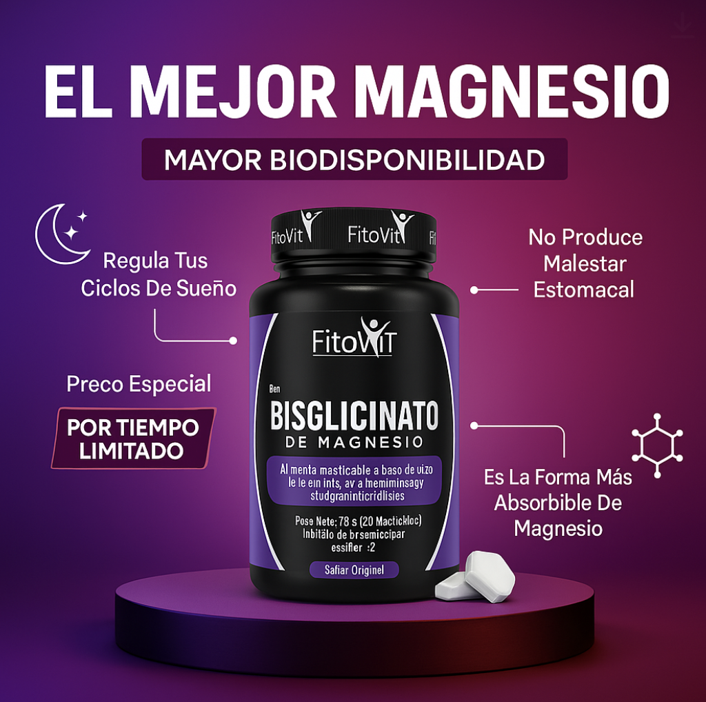 .BISGLICINATO: El Magnesio más Puro.