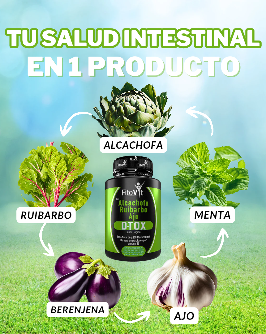 .D-TOX: Ingredientes Naturales para tu Bienestar Digestivo 🌿🧆
