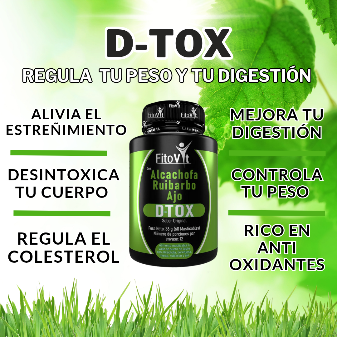 .D-TOX: Ingredientes Naturales para tu Bienestar Digestivo 🌿🧆