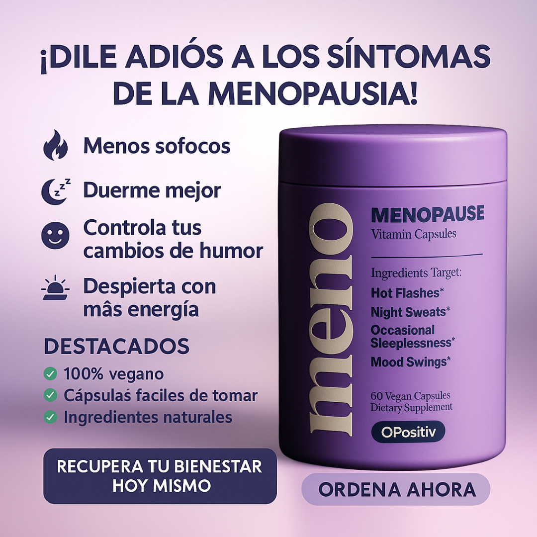 MENO - Alimento Avanzado para Alivio de la Menopausia | Sofocos, Sueño y Equilibrio Hormonal