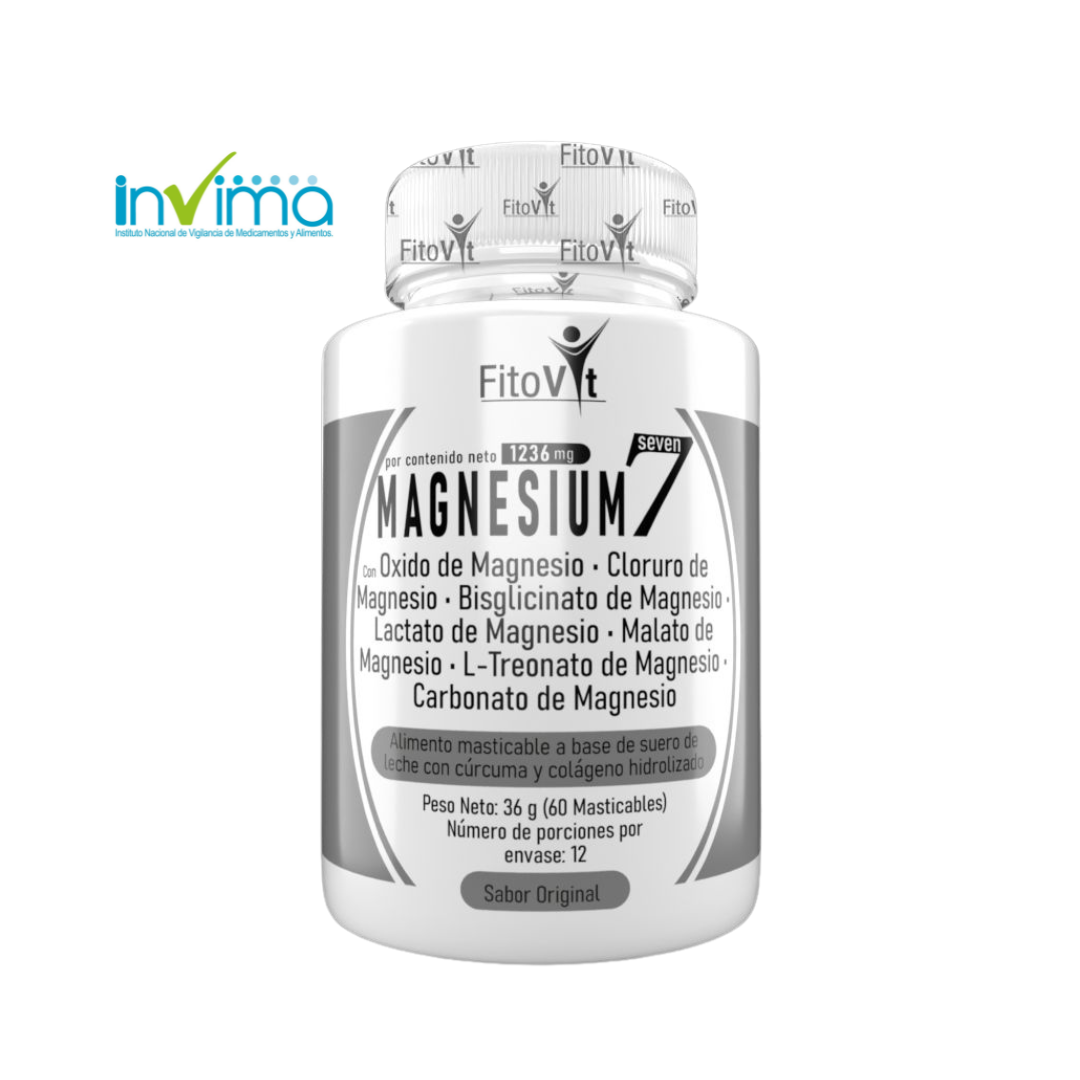 .7 MAGNESIUM: Absorción más completa y efectiva.