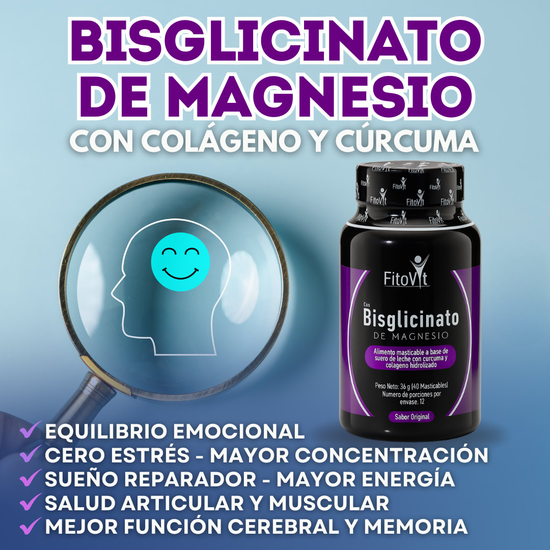 .BISGLICINATO: El Magnesio más Puro.