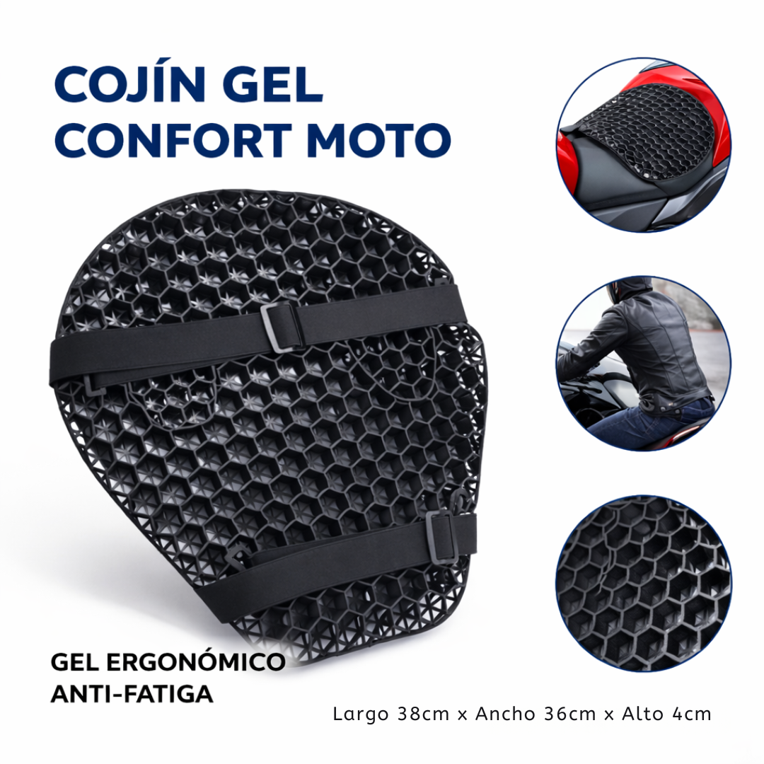 Cojín Gel Confort Moto