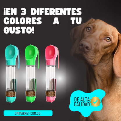 Botella Todo-en-Uno para Pasear con tu Perro sin Complicaciones
