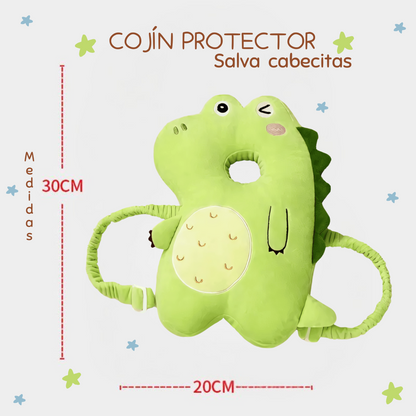 Cojín protector "Salva Cabecitas" Bebés exploradores y mamás tranquilas!! 👶🏽🤱🏽