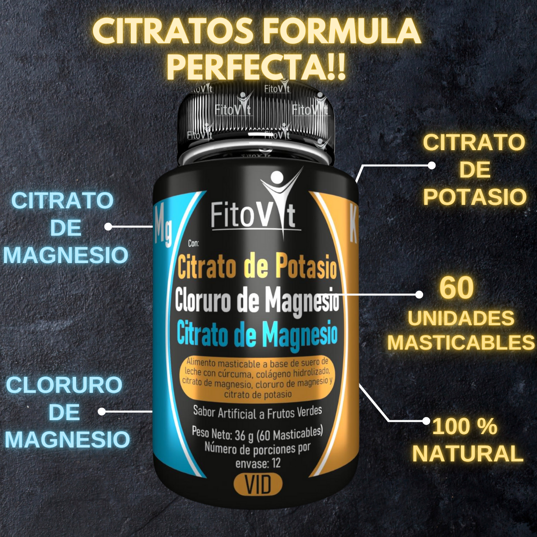 .Citratos Fórmula Triple Magnesio-Potasio: Tu Dosis Diaria de Vitalidad y Energía