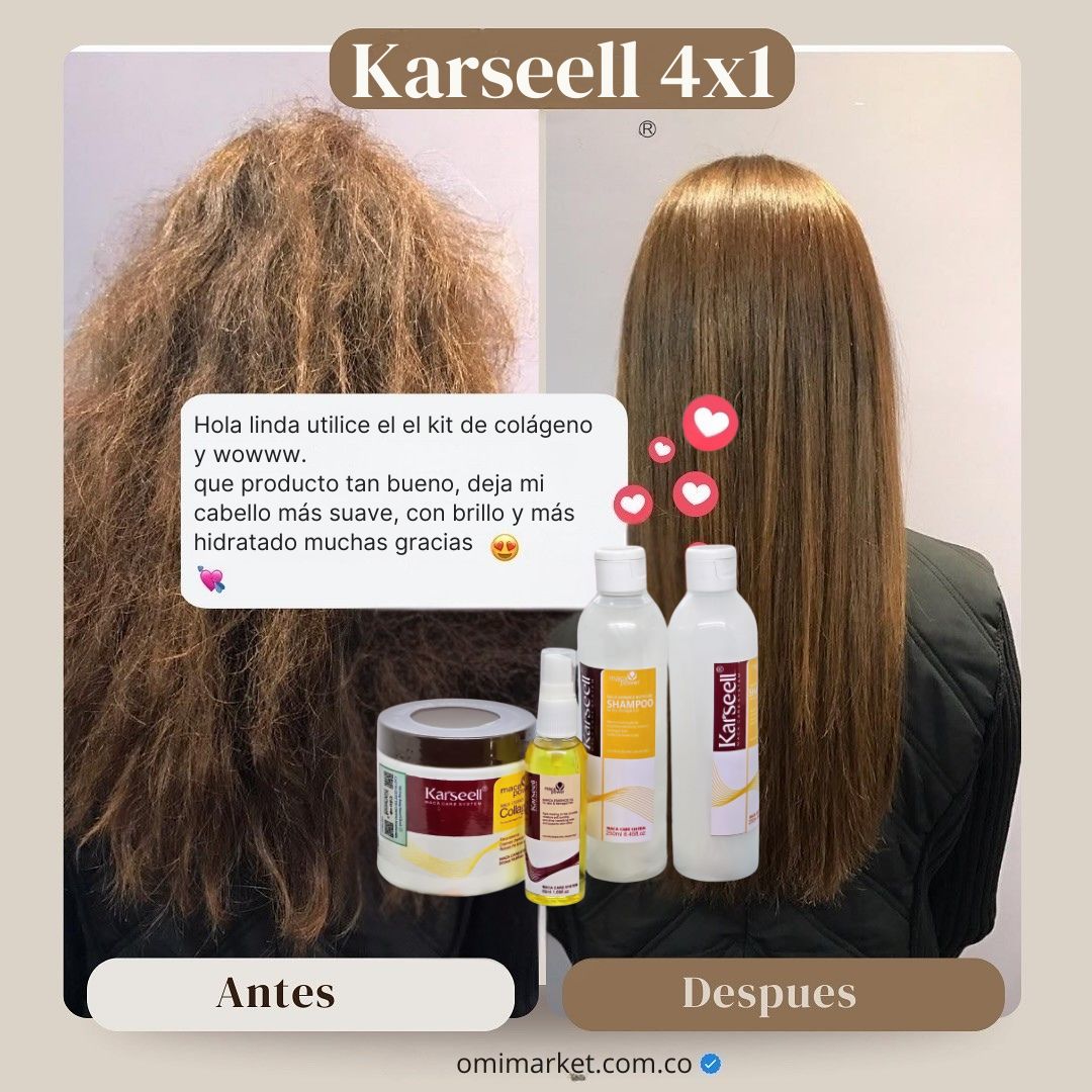 Recupera tu Cabello con el Kit Karseell: Tratamiento Completo Anti-Daño 💆‍♀️