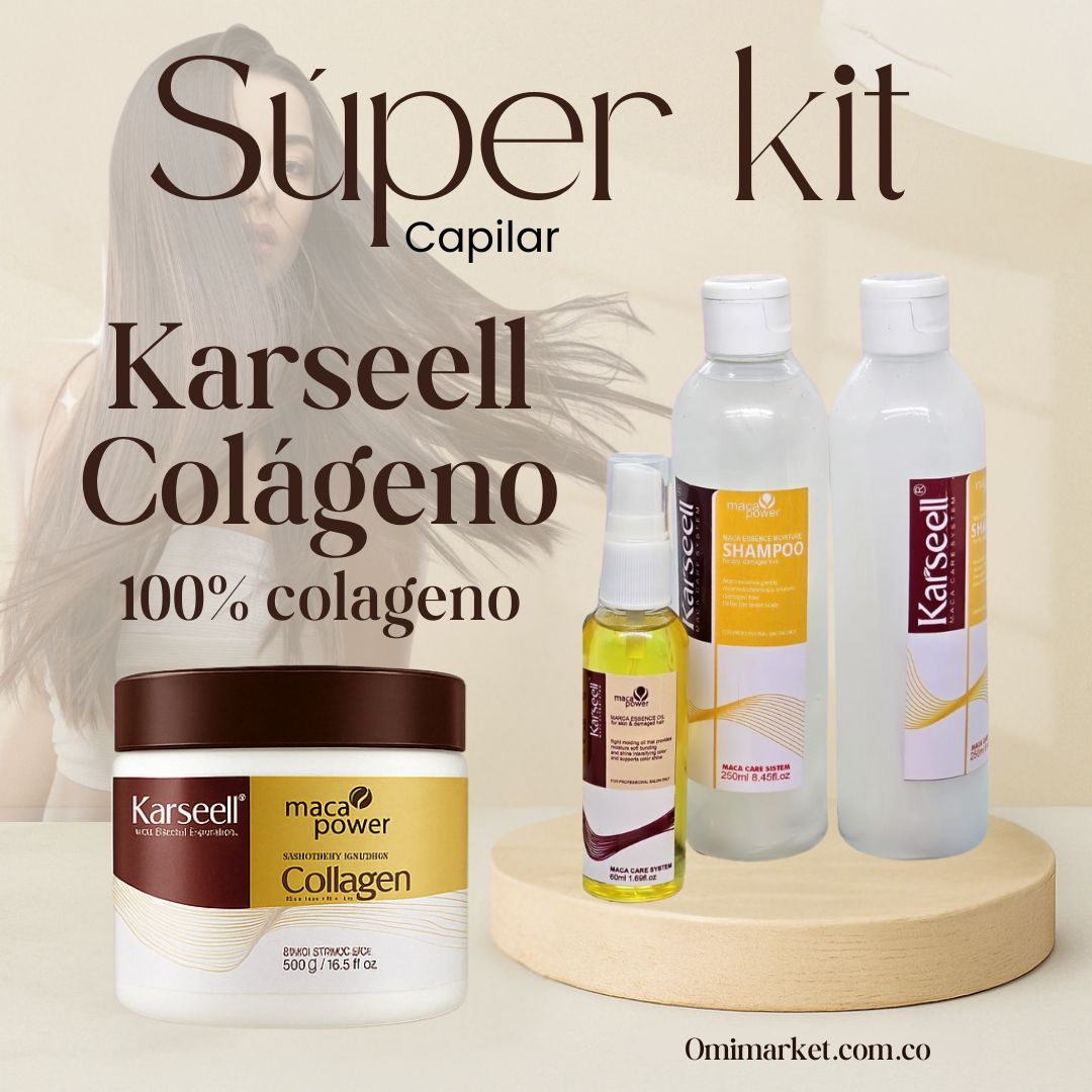 Recupera tu Cabello con el Kit Karseell: Tratamiento Completo Anti-Daño 💆‍♀️