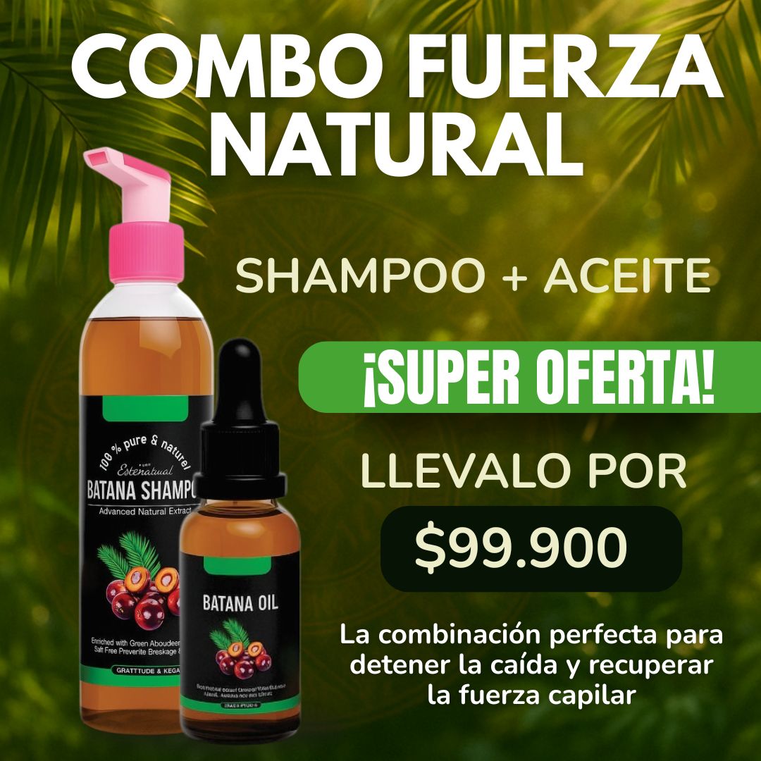 Combo Fuerza Natural: Shampoo + Aceite de Batana 💆‍♀️✨