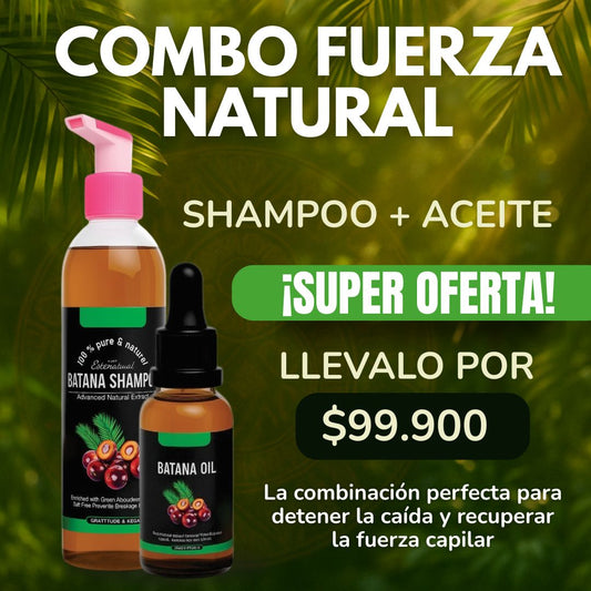 Combo Fuerza Natural: Shampoo + Aceite de Batana 💆‍♀️✨