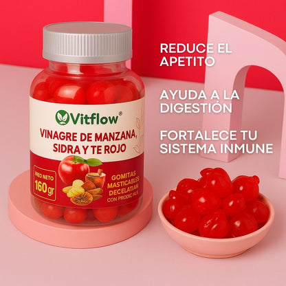 VINAGRE DE MANZANA EN GOMITAS: Apoya tu Bienestar 🍎