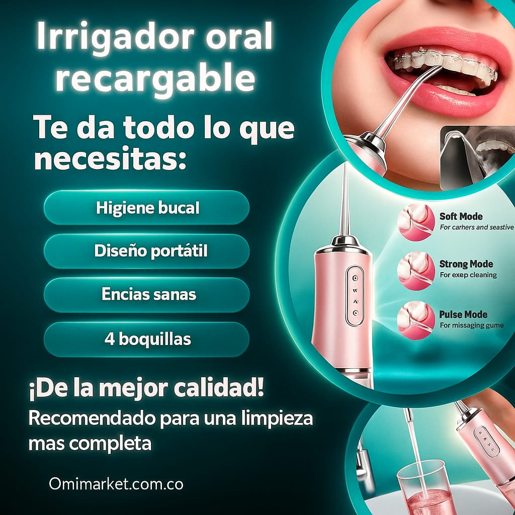 LimpiaFresh: Irrigador Oral ✨🦷