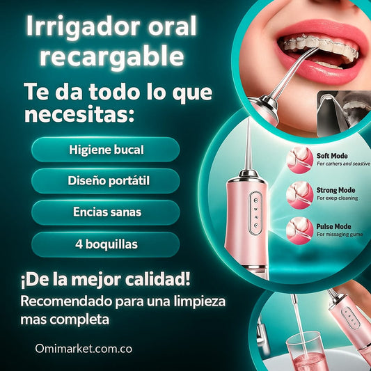 LimpiaFresh: Irrigador Oral ✨🦷