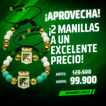 GHORA – Pulseras para Hinchas de Nacional | Amor y Fútbol en una Joya 💚🤍