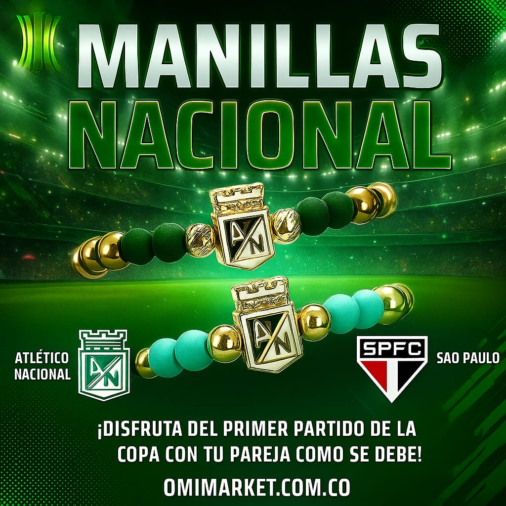 GHORA – Pulseras para Hinchas de Nacional | Amor y Fútbol en una Joya 💚🤍