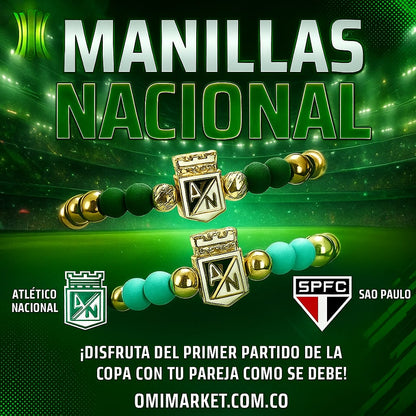 GHORA – Pulseras para Hinchas de Nacional | Amor y Fútbol en una Joya 💚🤍