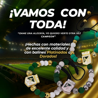 GHORA – Pulseras para Hinchas de Nacional | Amor y Fútbol en una Joya 💚🤍