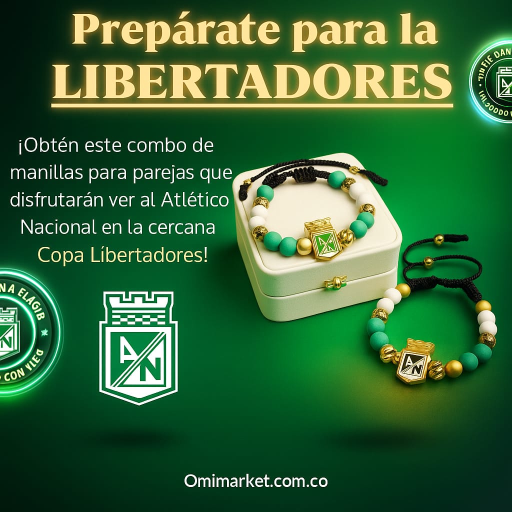 GHORA – Pulseras para Hinchas de Nacional | Amor y Fútbol en una Joya 💚🤍