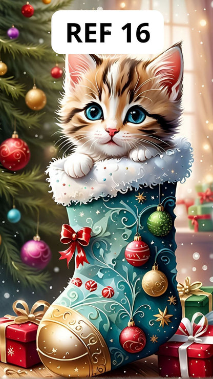 Funda Navideña para las puertas X2 unidades🎅🏻☃️🎄