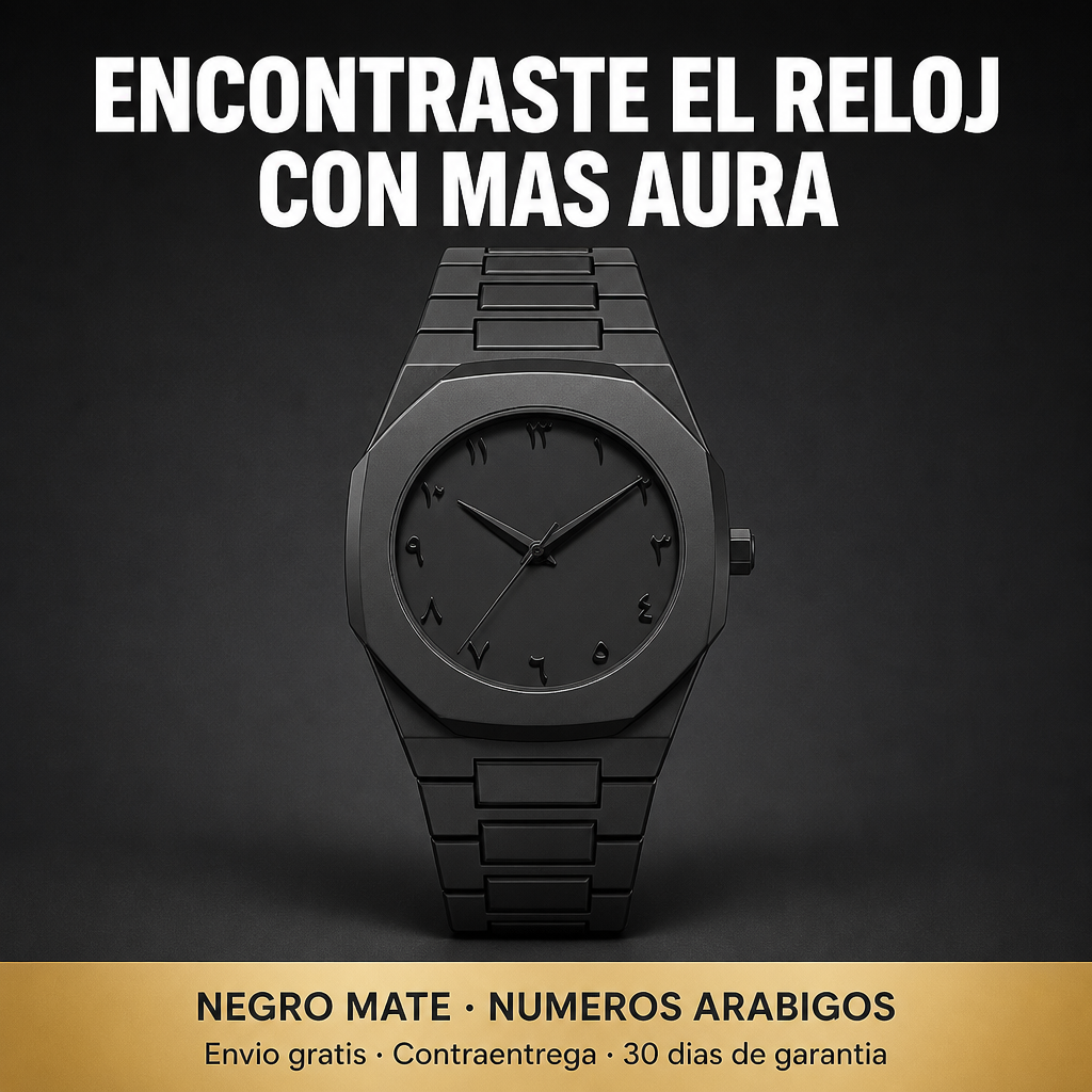 Hero reloj-arabigo-mate