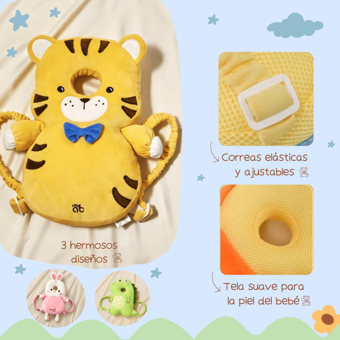 Cojín protector "Salva Cabecitas" Bebés exploradores y mamás tranquilas!! 👶🏽🤱🏽