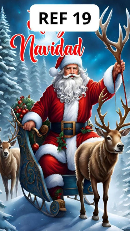 Funda Navideña para las puertas X2 unidades🎅🏻☃️🎄