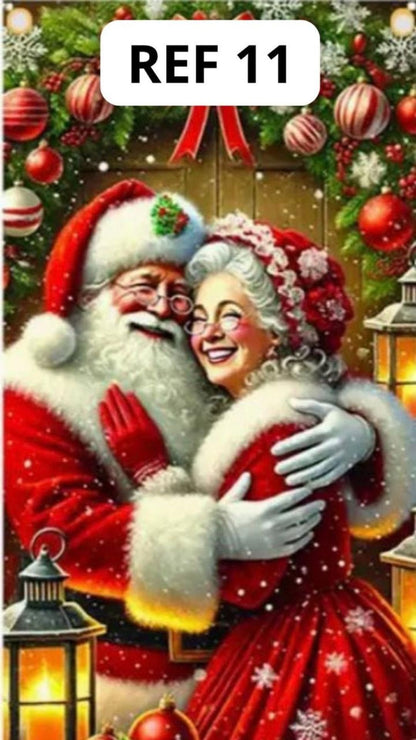 Funda Navideña para las puertas X2 unidades🎅🏻☃️🎄
