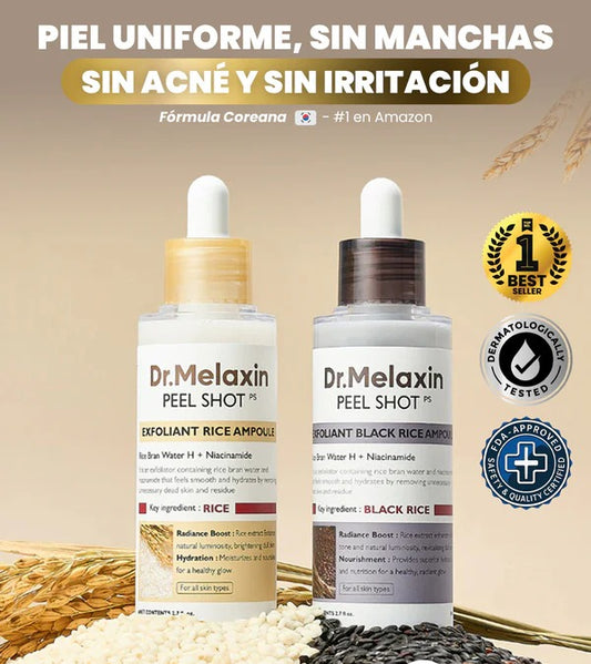 Dr. Melaxin Duo | Deja de Tapar con Maquillaje. Empieza a Borrar de Raíz.