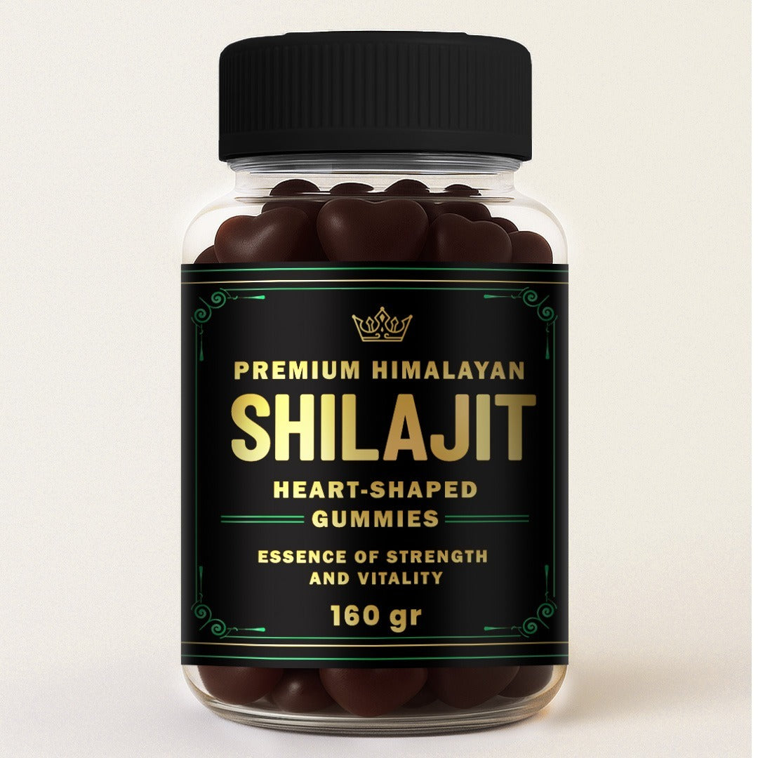 Shilajit Gummies 160mg | Energía Natural, Sin Azúcar, Veganas y Deliciosas