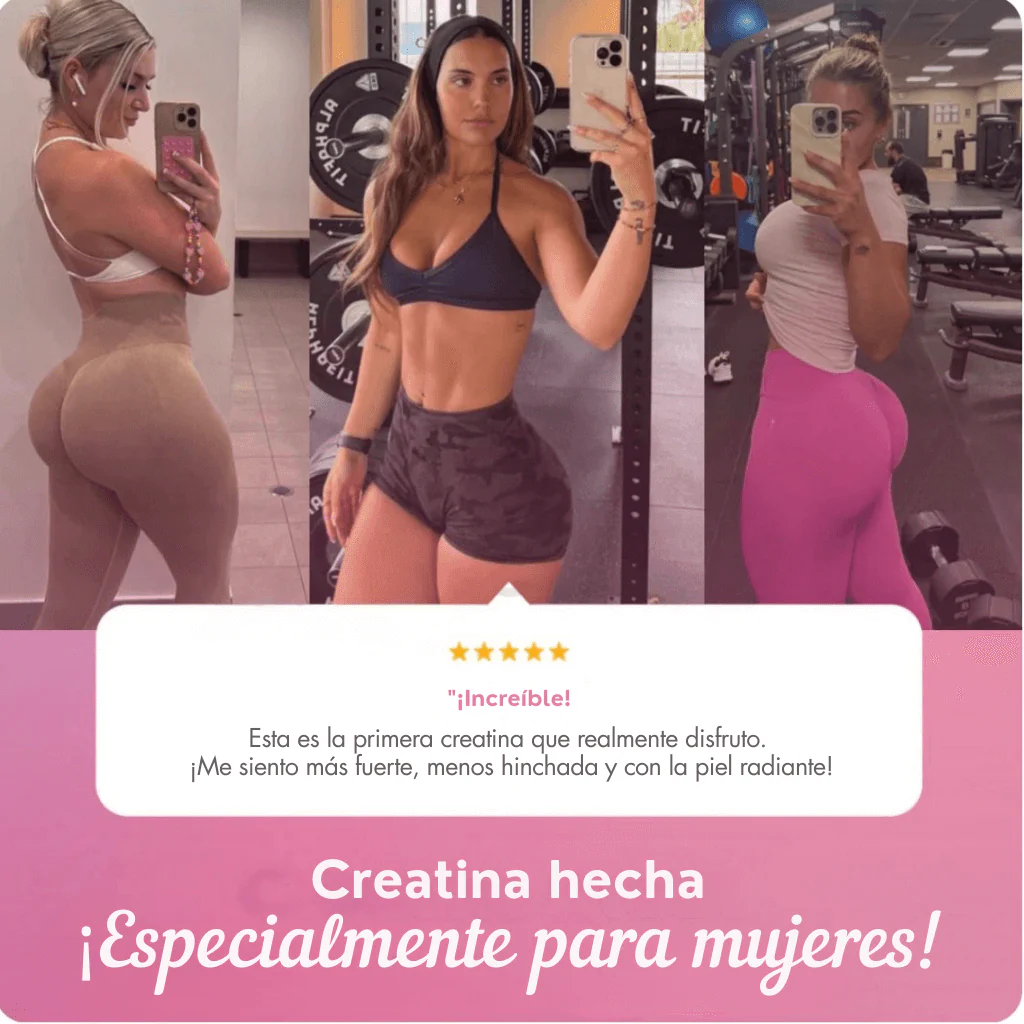 Creatine Monohydrate 🍑💪🏻 para mujeres