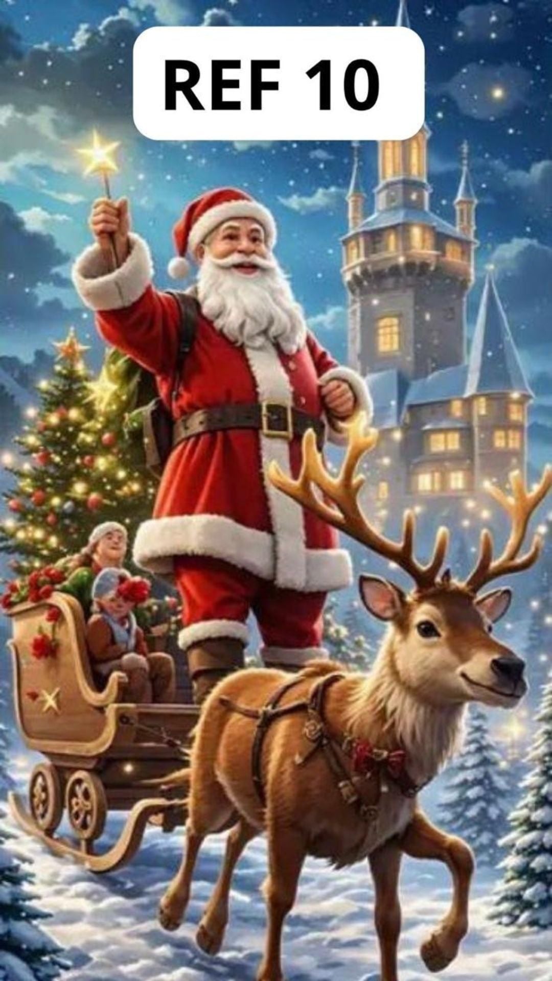 Funda Navideña para las puertas X2 unidades🎅🏻☃️🎄